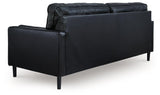 Bryceview Onyx Leather Sofa