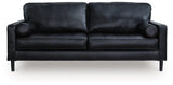 Bryceview Onyx Leather Sofa