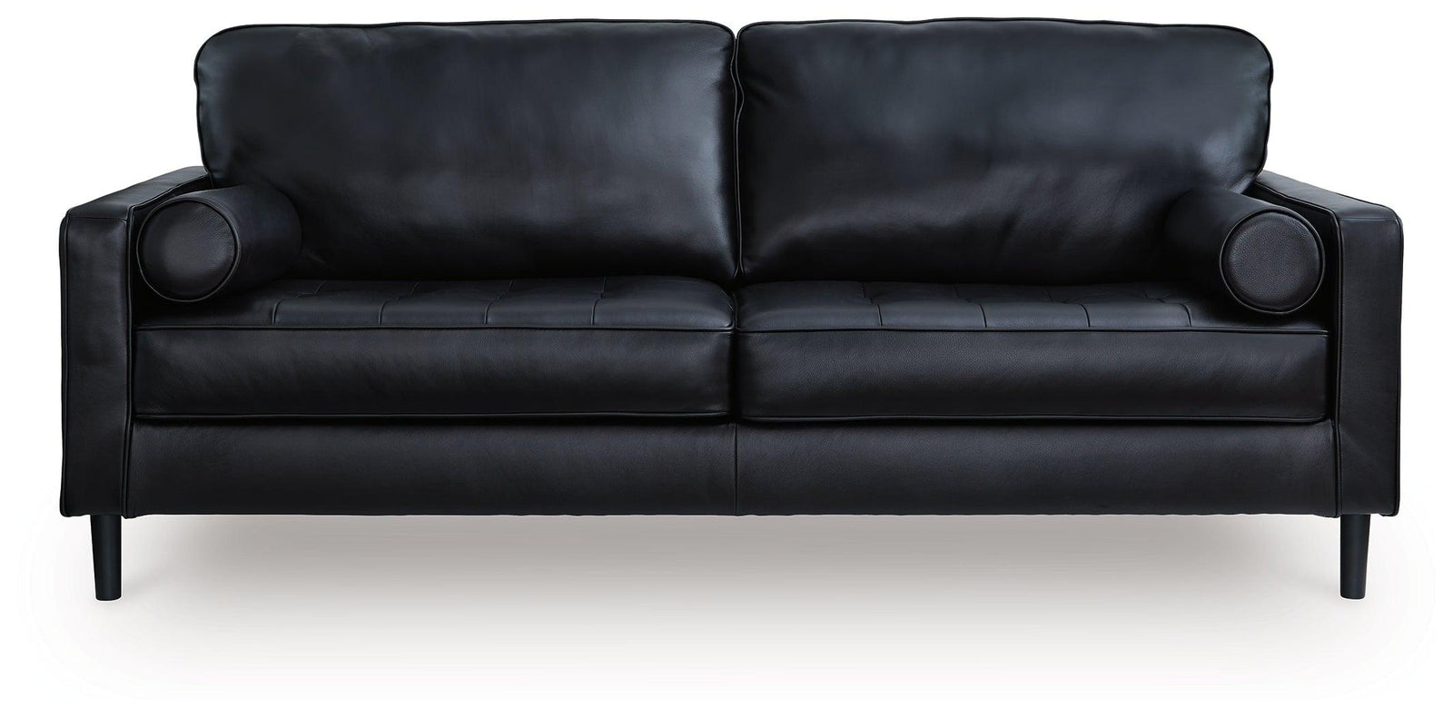Bryceview Onyx Leather Sofa