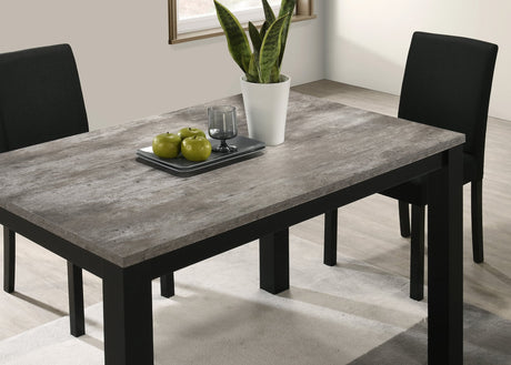 Resia Concrete Dining Set With Table And 4 Side Chairs view 4