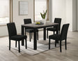 Resia Concrete Dining Set With Table And 4 Side Chairs from Ella Furniture