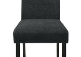Resia Black White Rectangular Dining Room Set