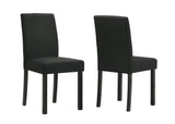 Resia Black Rectangular Dining Room Set