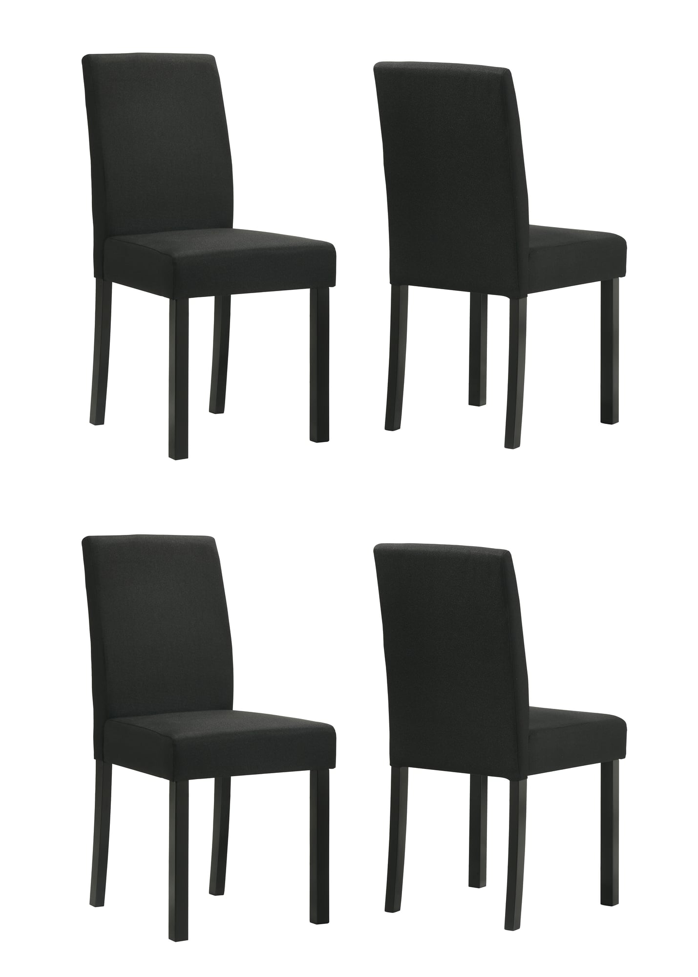 Resia Concrete Dining Set With Table And 4 Side Chairs view 9