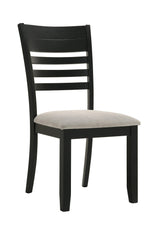 Folio Gray Black Rectangular Dining Room Set