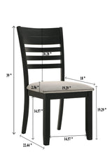 Folio Gray Black Rectangular Dining Room Set
