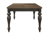 Hilara Brown Gray Fabric Upholstered Dining Room Set