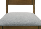Everly Brown Gray Rectangular Extendable Dining Room Set