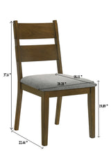 Everly Brown Gray Rectangular Extendable Dining Room Set