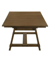 Everly Brown Gray Rectangular Extendable Dining Room Set
