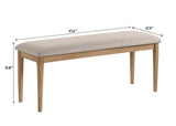 Arden Natural Rectangular Dining Room Set