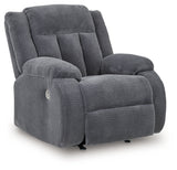 Observation Steel Velvet Power Recliner