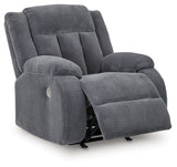 Observation Steel Velvet Power Recliner