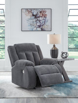 Observation Steel Velvet Power Recliner
