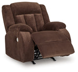 Observation Chocolate Velvet Power Recliner