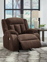 Observation Chocolate Velvet Power Recliner