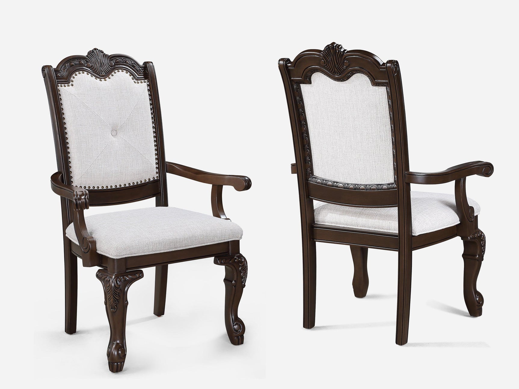 Kiera Coffee Brown Extendable Dining Room Set