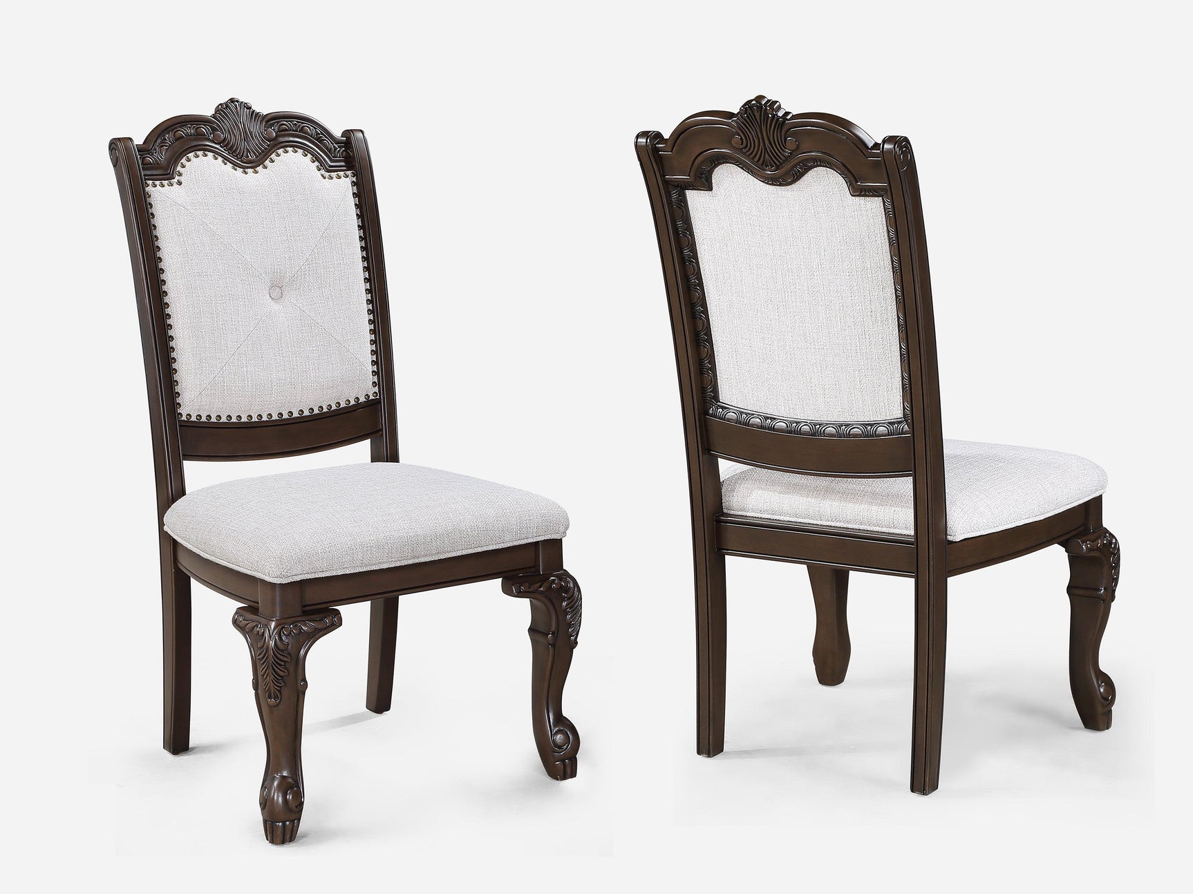 Kiera Coffee Brown Extendable Dining Room Set
