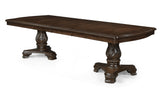 Kiera Coffee Brown Extendable Dining Room Set