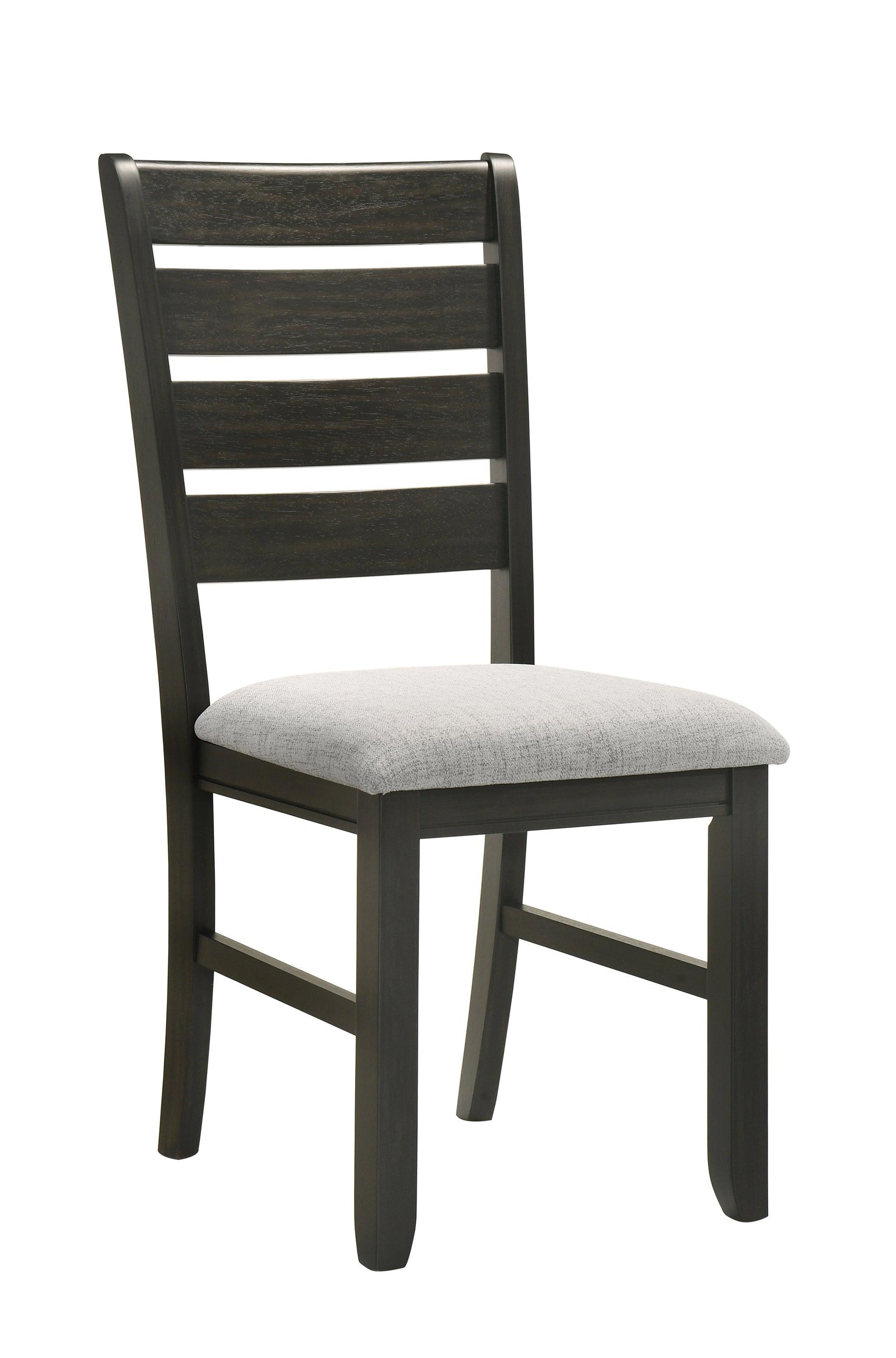 Bardstown Light Gray Upholstered Tufted Dining Room Set