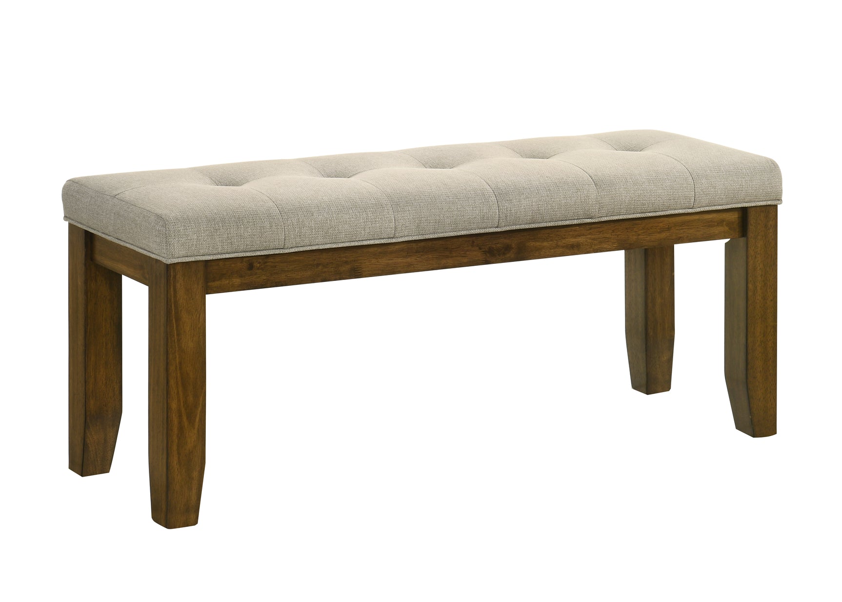 Hollister Brown Gray Upholstered Extendable Dining Room Set