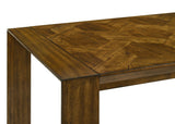 Hollister Brown Gray Upholstered Extendable Dining Room Set