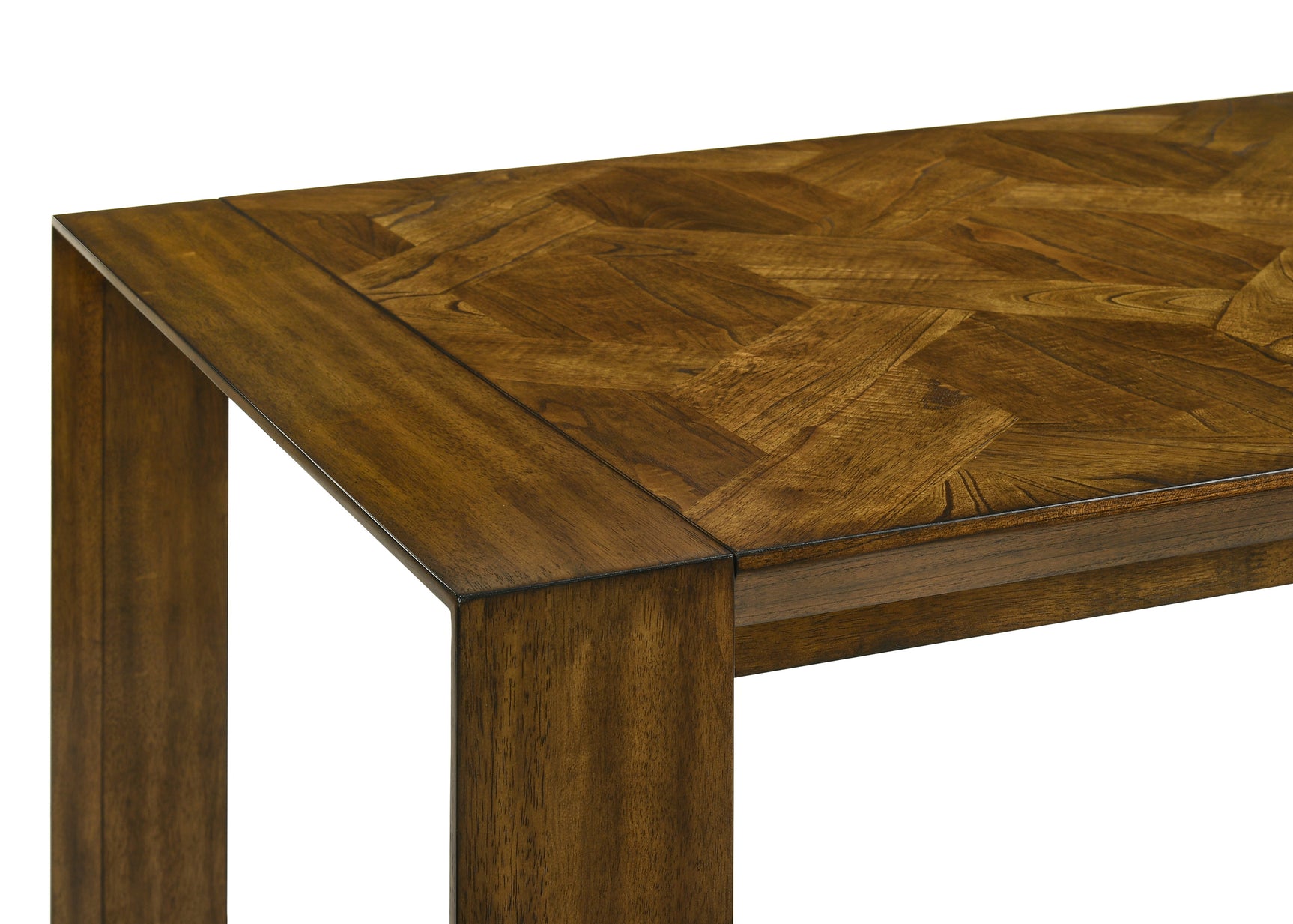 Hollister Brown Gray Upholstered Extendable Dining Room Set