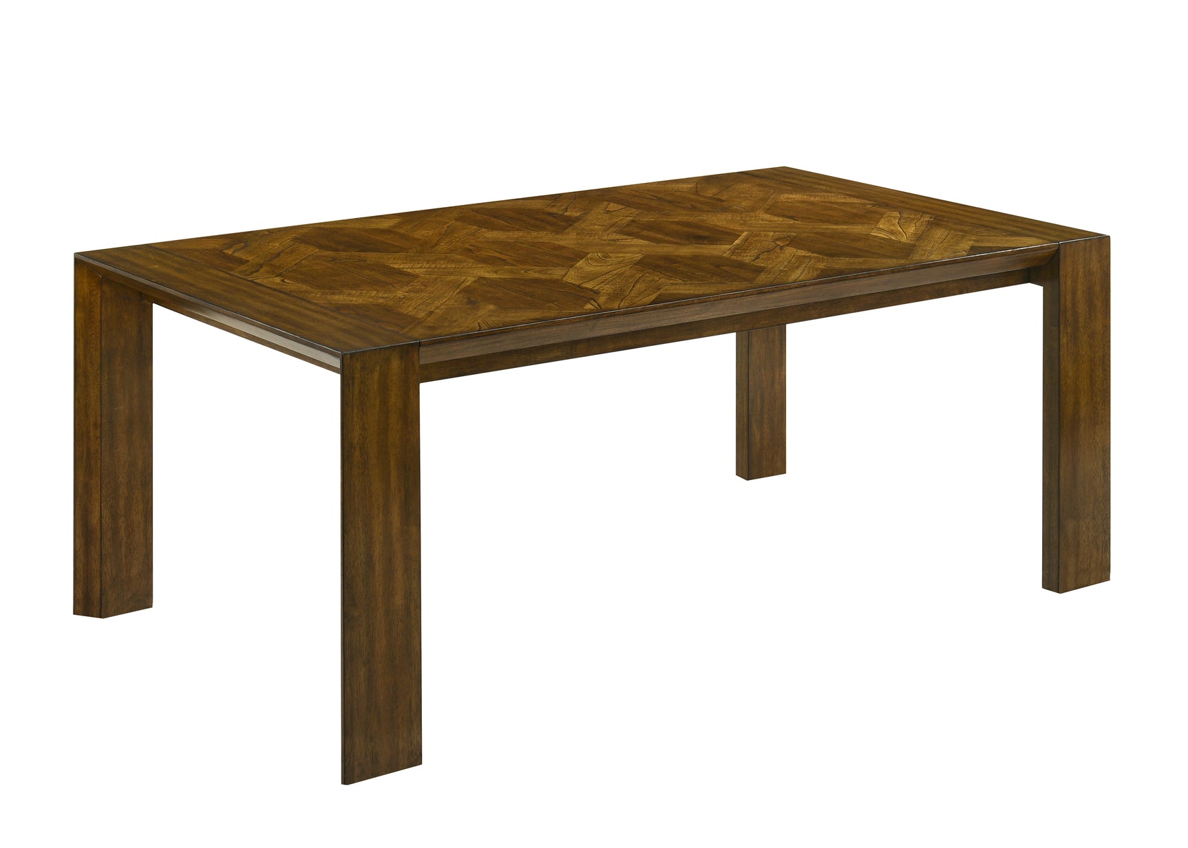 Hollister Brown Gray Upholstered Extendable Dining Room Set