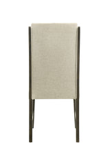 Herbert Gray Upholstered Tufted Rectangular Dining Room Set