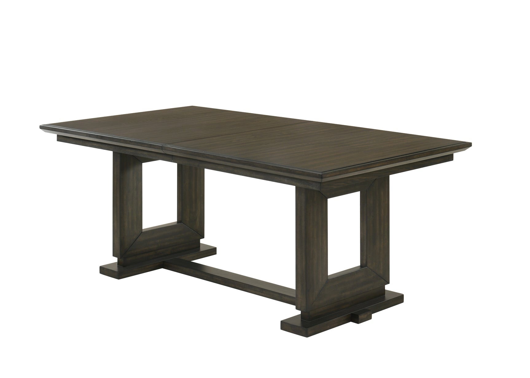 Herbert Gray Upholstered Tufted Rectangular Dining Room Set