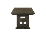 Herbert Gray Upholstered Tufted Rectangular Dining Room Set