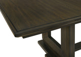 Herbert Gray Upholstered Tufted Rectangular Dining Room Set