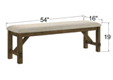 Broadmoor Light Gray Rectangular Dining Room Set
