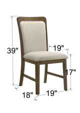 Broadmoor Light Gray Rectangular Dining Room Set