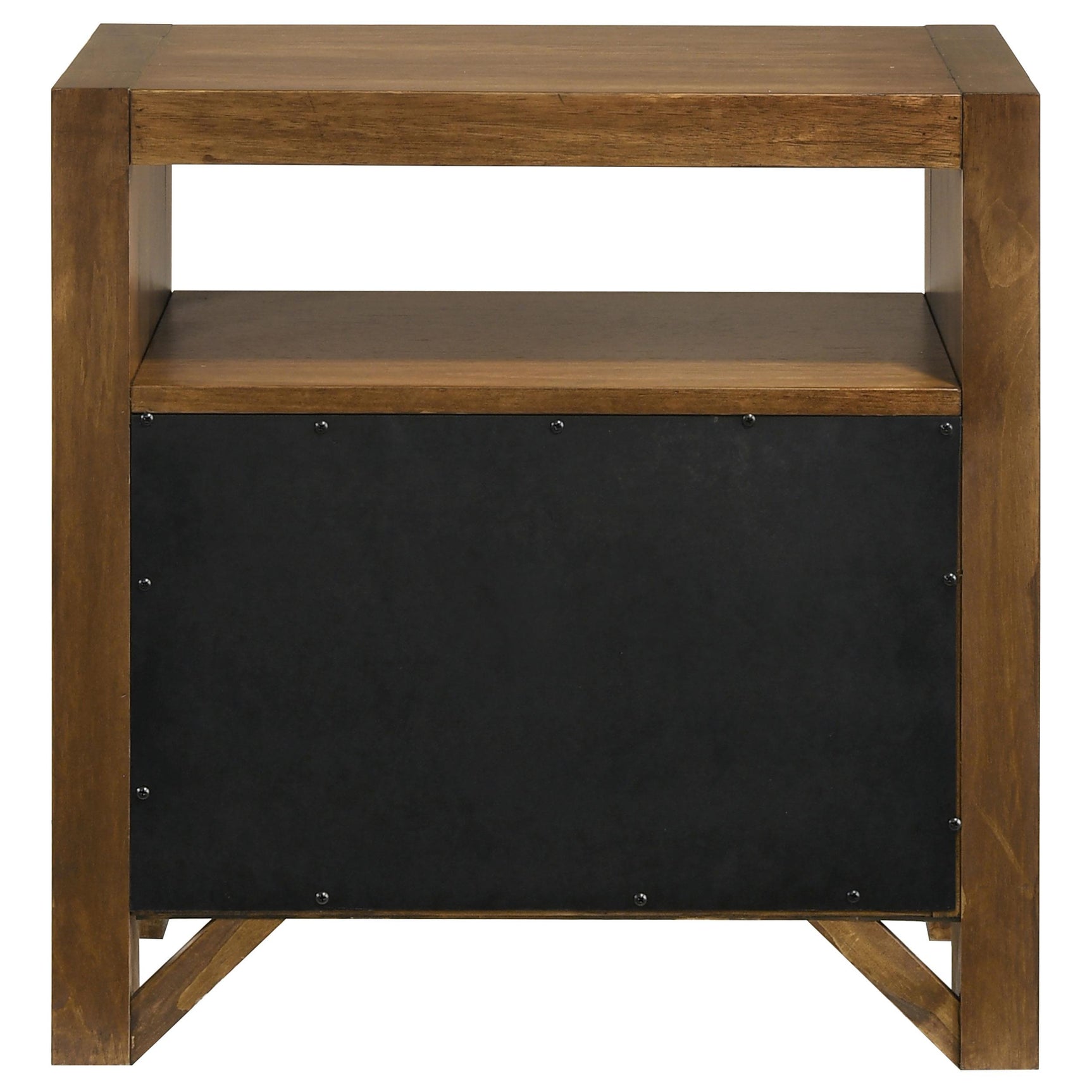 Adderley 2-drawer Nightstand Bedside Table Warm Brown