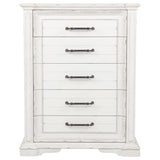McKinney 5-drawer Bedroom Chest of Drawers Vintage White