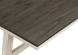 Maribelle Chalk Gray Extendable Dining Room Set