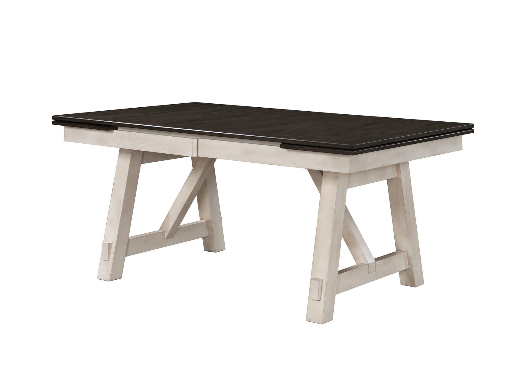 Maribelle Chalk Gray Extendable Dining Room Set