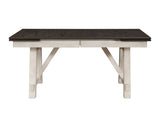 Maribelle Chalk Gray Extendable Dining Room Set
