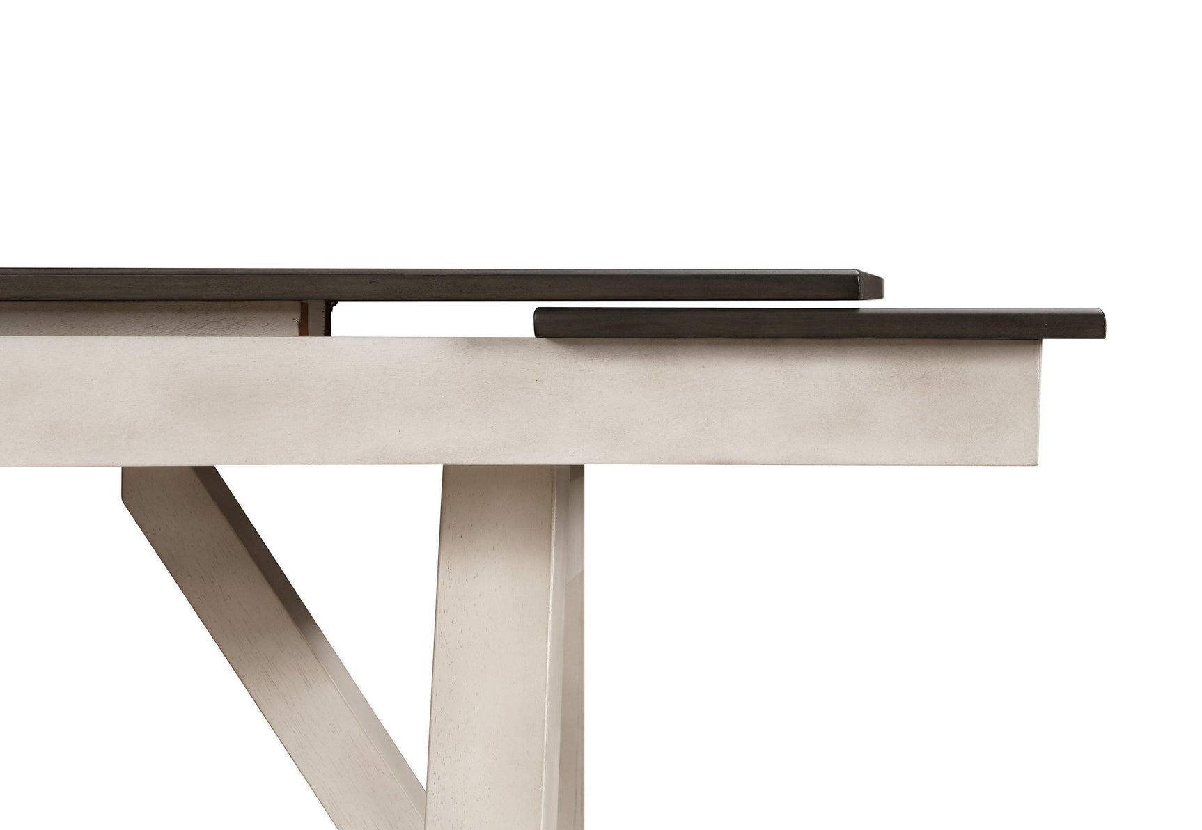Maribelle Chalk Gray Extendable Dining Room Set