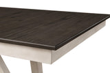 Maribelle Chalk Gray Extendable Dining Room Set