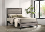 Watson Wood Full Panel Bed Light Taupe