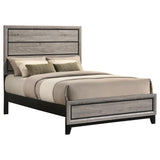 Watson Wood Full Panel Bed Light Taupe