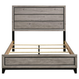 Watson Wood Queen Panel Bed Light Taupe