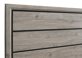 Watson Wood Twin Panel Bed Light Taupe