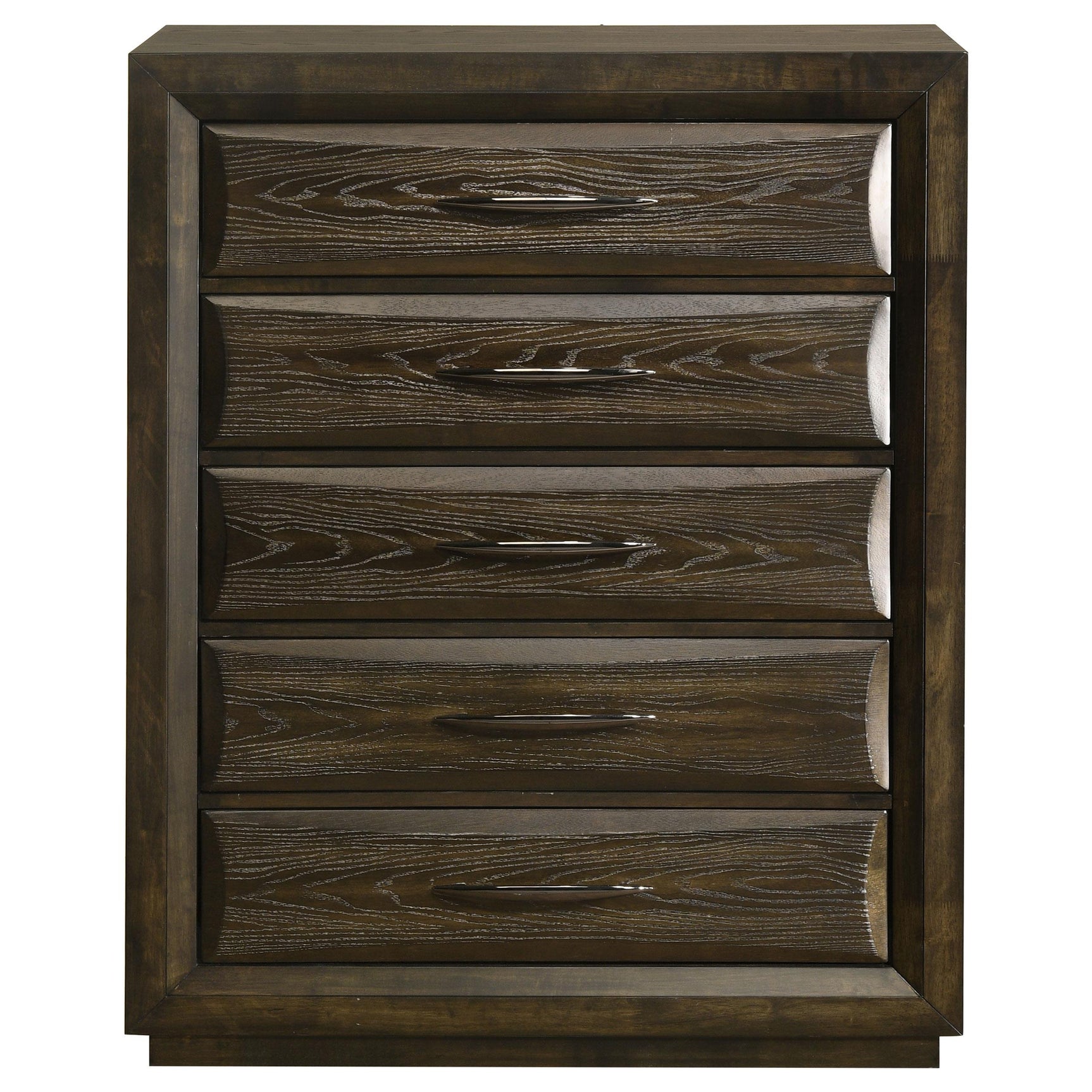 Atlas 5-drawer Bedroom Chest of Drawers Dark Oak