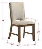 Shari Brown Round Dining Room Set view 8