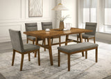 Linus Brown Rectangular Dining Room Set from Ella Furniture