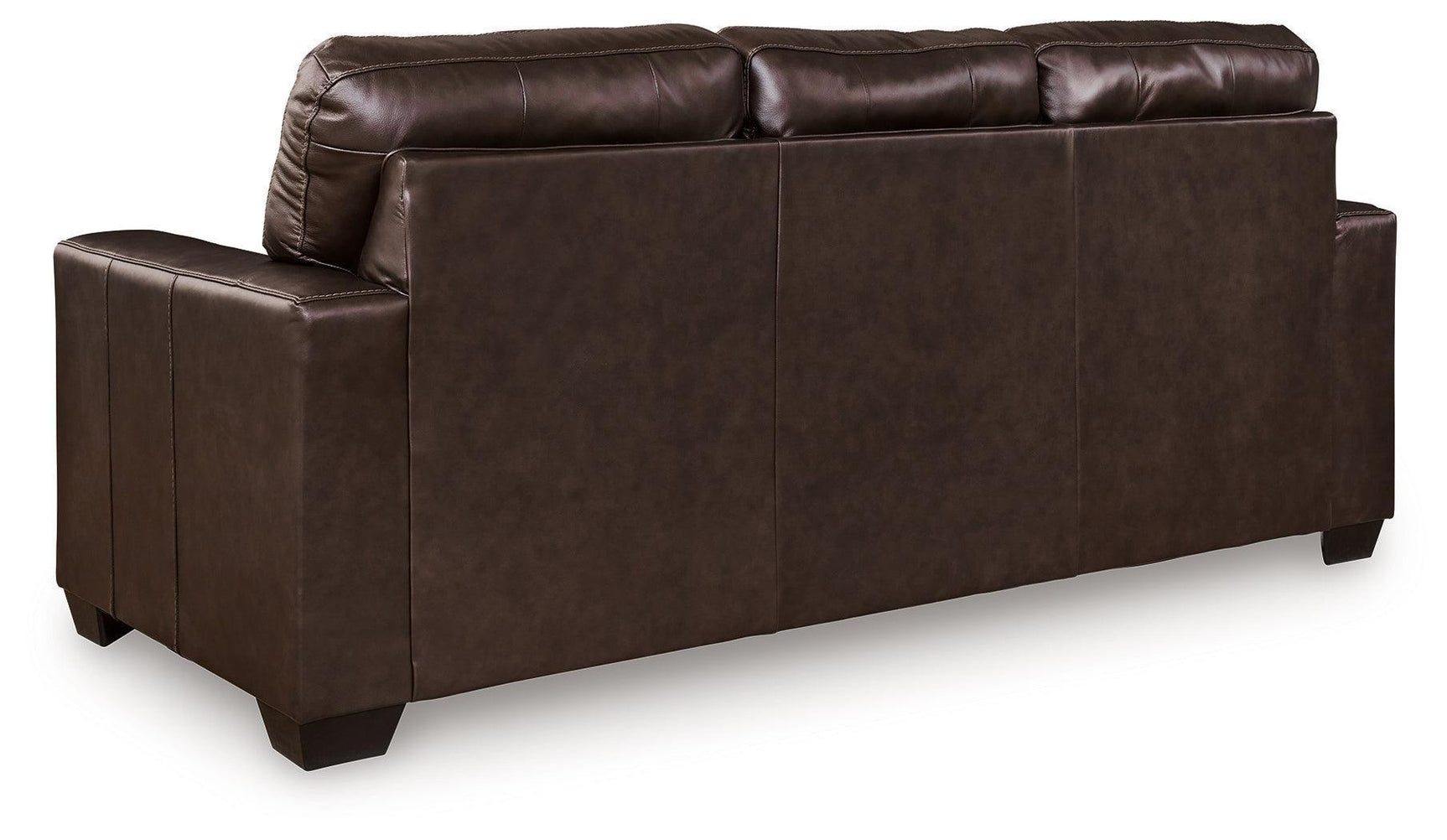 Santorine Dark Brown Leather Queen Sofa Sleeper