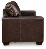 Santorine Dark Brown Leather Sofa